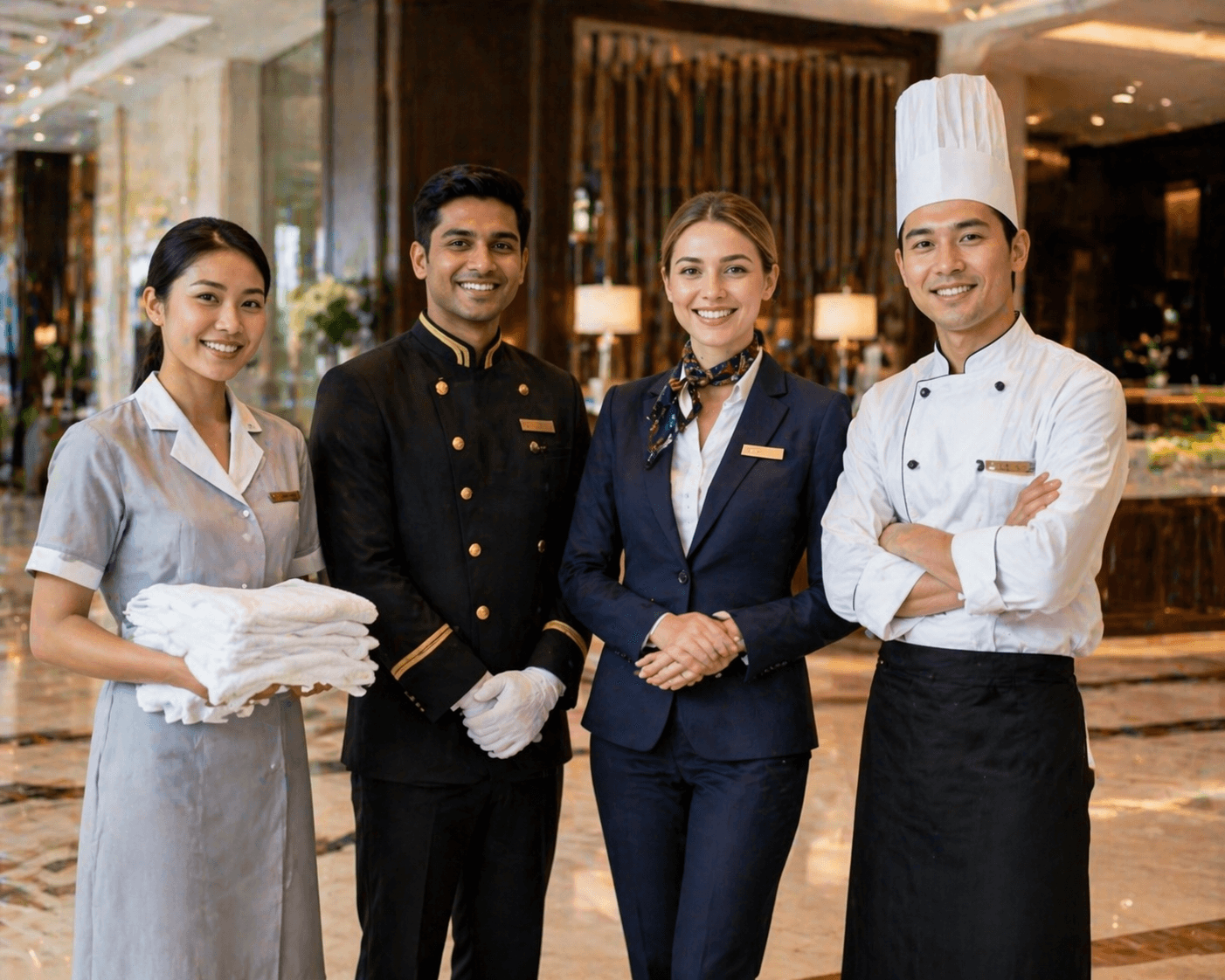 Hospitality Uniforms in Qatar That Make Your Team Look the Part